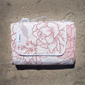Shwally The Picnic Mat - Indoor/Outdoor Rug with Hand-Drawn Designs - Machine Washable, Water Resistant, Durable & Wipeable Material - Foldable & Easy to Carry - Large (Sunset Rose) - style: Sunset Rose