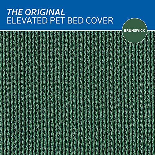 Coolaroo Original Pet Bed Replacement Cover - Brunswick Green - Large (43.5" x 31.5") (Pack of 3) - color: Brunswick Green, size: Large (Pack of 3), style: Large