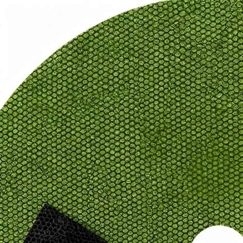 Tree Mulch Ring - Root Protection Ground Cover Mat with Fixing Nails, Duraable Temperature-Resilient Garden Landscaping Barrier | Outdoor Lawn Flowerbed Farm Yard Fence Soil Moisture Control - color: Green 60cm