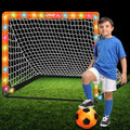 Kids Soccer Goals Set for Backyard - Portable Pop Up Light Soccer Net for Toddler Age 3-5 6-8 8-10 10-12 and Ball - Youth Target Soccer Games Sports Gift for Outdoor, 4 x3Ft