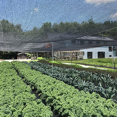 40% Sunblock Shade Cloth for Plants Cover, 10 x 12 FT Black Shade Net with Grommets, UV Resistant Sun Shade Mesh Fabric for Greenhouse, Pergola, Kennel, Patio, Garden and Balcony - color: 40% Blcak, size: 10 X 12 FT