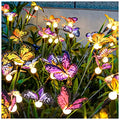 TONULAX Solar Garden Lights - 10 Pack Swaying Butterfly Light, Swaying in The Wind, Solar Outdoor Lights, Yard Patio Pathway Decoration, High Flexibility Iron Wire & Realistic Butterflies(10 Pack) - size: 10 Pack