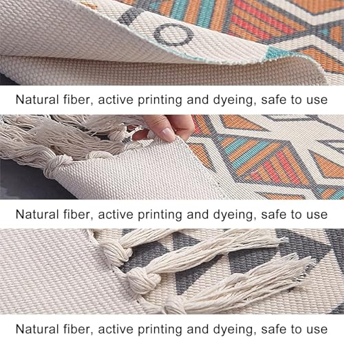 Scandinavian Boho Rainbow Print Nursery Rug Neutral Area Rug 4x6 Minimalist Kids Playroom Rugs Neutral Rugs Home Decor for Living Room, Bedroom, Patio, Indoor Outdoor - color: Multi3, size: 120x180cm