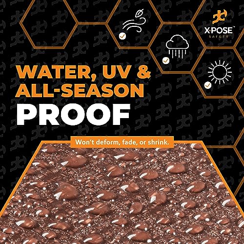 Xpose Safety 6' x 8' Ultra Heavy Duty Tarp - 20 Mil Waterproof Tarps for Camping, Outdoor Adventures & Tent Cover, UV Protection, Reinforced Corners, All-Weather Durability - size: 6' X 8'