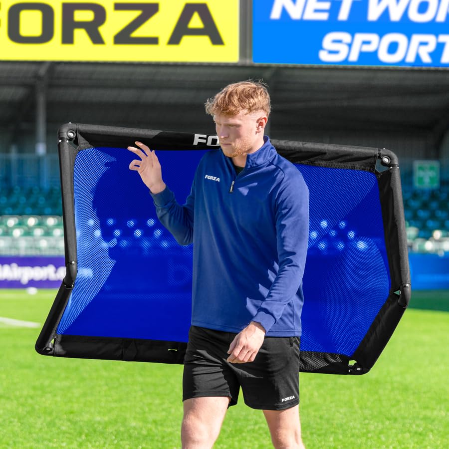 FORZA POD Goal Lite | Lightweight ALU40 Portable Soccer Goal – Assembles in Seconds – Perfect for Training, Matches & Backyard Play – Sizes: 4ft, 5ft & 6ft - color: Electric Blue, size: 4 x 2