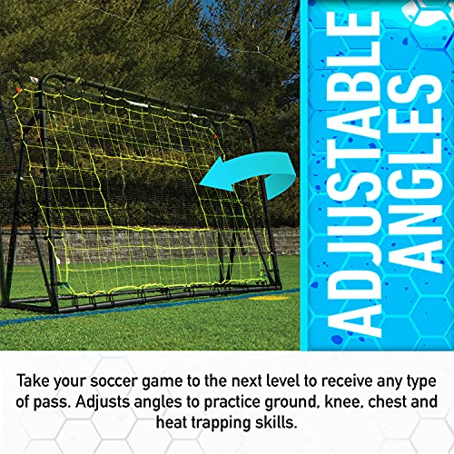 Franklin Sports Soccer Rebounder - Tournament Steel Rebounding Net - Perfect for Backyard Practice and Training - 12' x 6' & 6' x 4' - style: 6' x 4' - Black