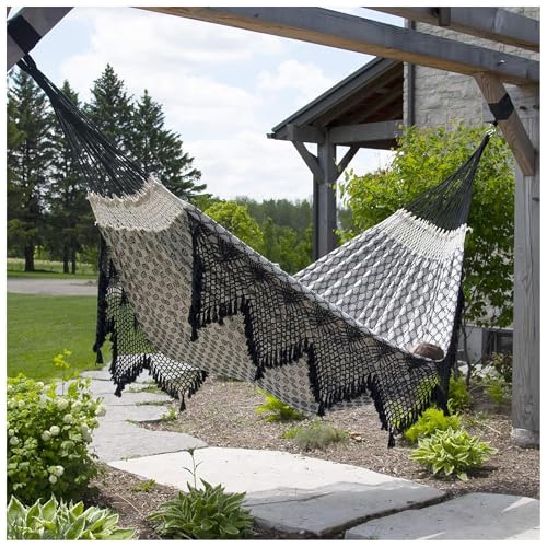 Vivere Authentic Brazilian Luxury Hammock - 450 lb Capacity - color: Luxo