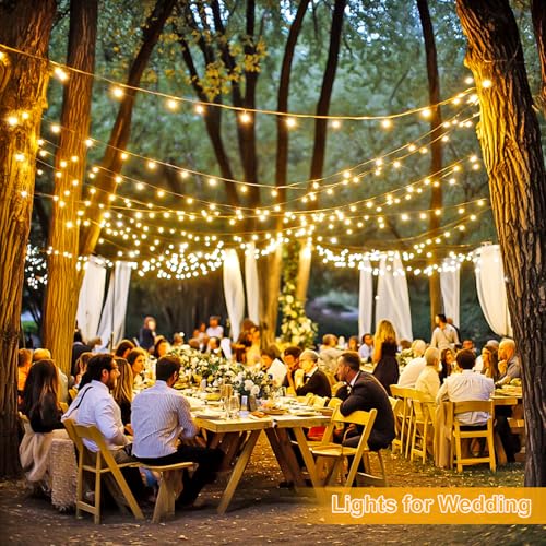 JMEXSUSS 1000 LED Warm White Christmas String Lights with Remote, 8 Modes Plug-in for Indoor Outdoor Bedroom Garden Yards Thanksgiving Party Holiday Wedding Decor - color: Warm White, size: 1000 LED