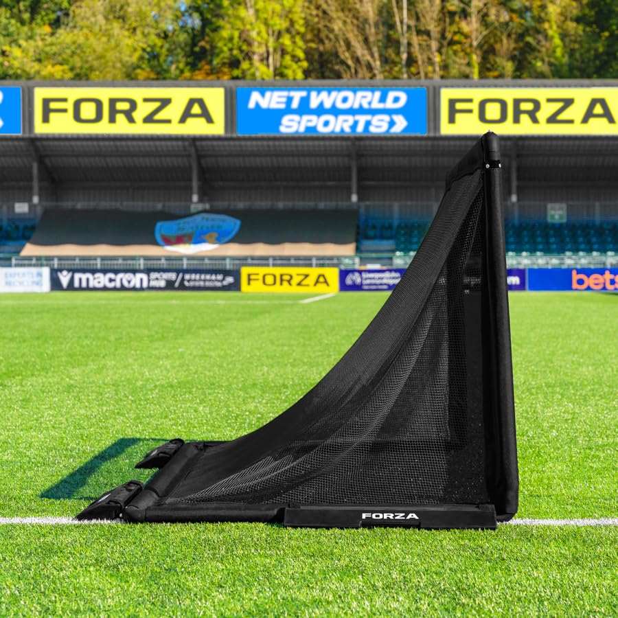 FORZA POD Goal Lite | Lightweight ALU40 Portable Soccer Goal – Assembles in Seconds – Perfect for Training, Matches & Backyard Play – Sizes: 4ft, 5ft & 6ft - color: Black, size: 5 x 2.5