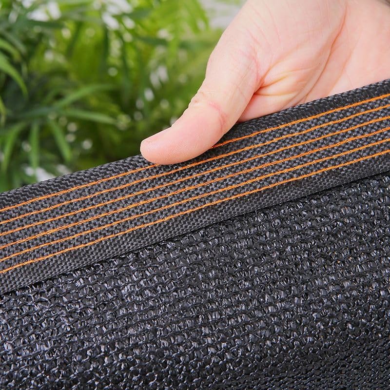 10ft x 10ft Dog Kennel Cover - Black Mesh Sunblock Shade Panel - UV Resistant Net for Outdoor Kennel