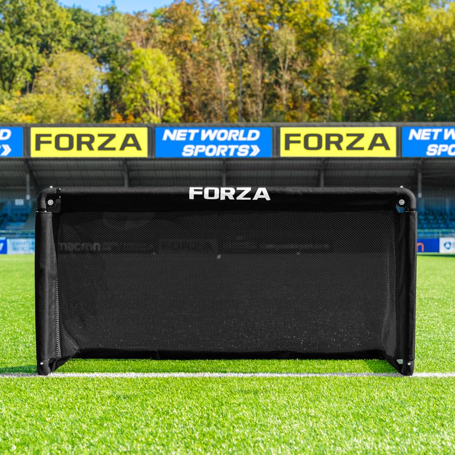 FORZA POD Goal Lite | Lightweight ALU40 Portable Soccer Goal – Assembles in Seconds – Perfect for Training, Matches & Backyard Play – Sizes: 4ft, 5ft & 6ft - color: Black, size: 4 x 2