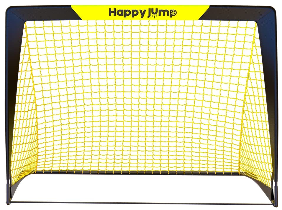 Happy Jump 7x5 FT & 5x3.6 FT Portable Soccer Goal for Youth Players Ages 6–14, Large-Frame Design Built for Long-Term Development, Easy Setup for Backyard, Park or School Training - style: 3x2.2 FT, 1 Pack