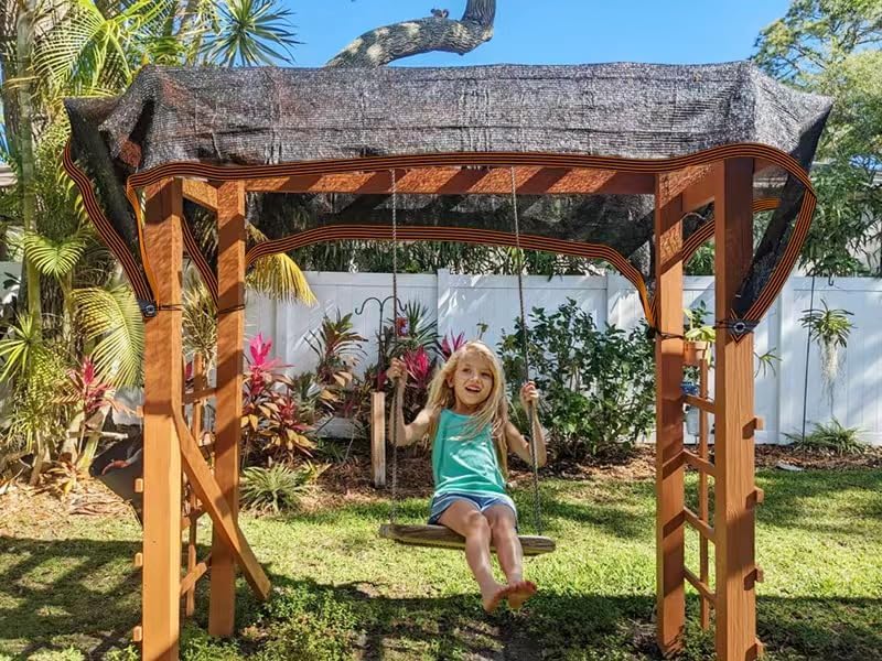 Shade Cloth - for Plants Greenhouse, 70% Sunblock Shade Sails -for Outdoor Garden Pergola Patio Lawn Pool Sun Shade Cloths for Kennel Chicken Coop Easier to Hang Plant Shade Net Cover - size: 8'x20'