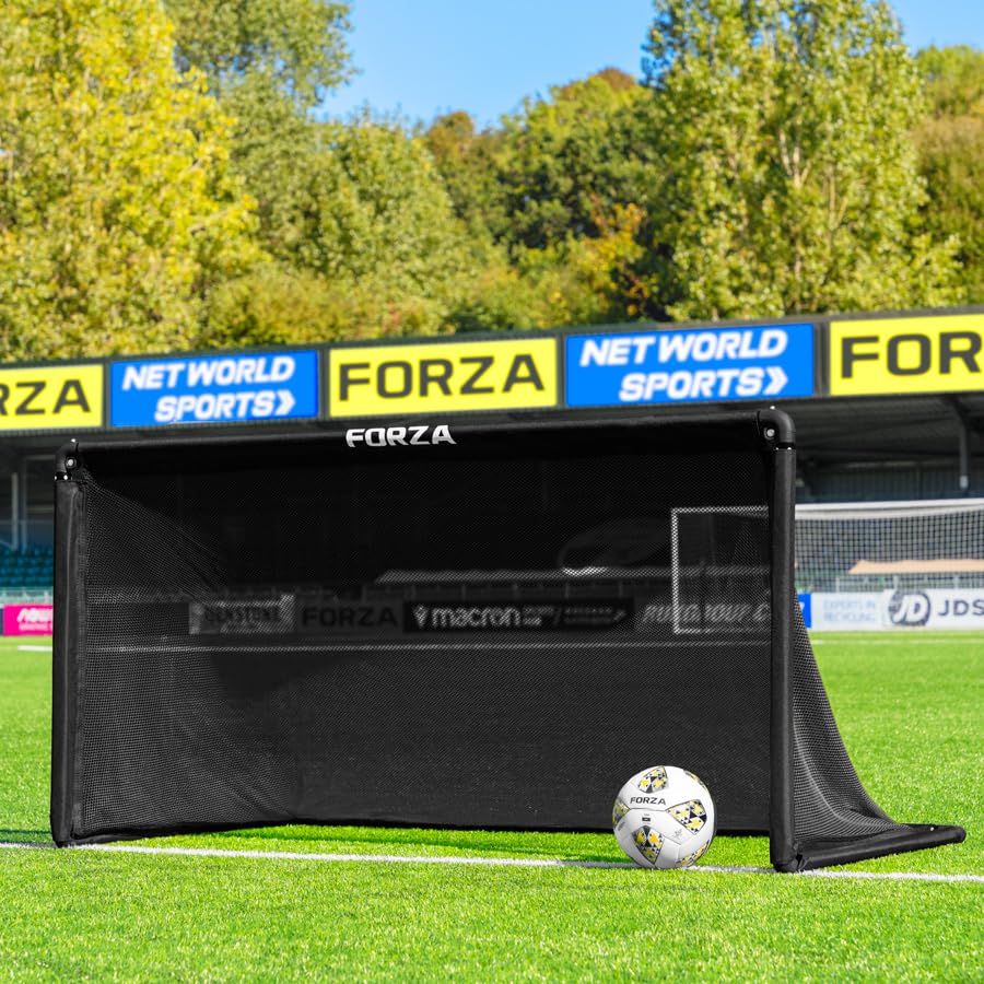 FORZA POD Goal Lite | Lightweight ALU40 Portable Soccer Goal – Assembles in Seconds – Perfect for Training, Matches & Backyard Play – Sizes: 4ft, 5ft & 6ft - color: Black, size: 6 x 3