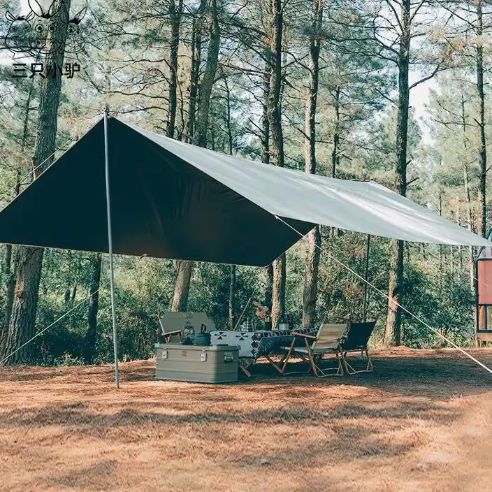 3Yard (60"×108") Marine Waterproof Fabric - Outdoor UV-Resistant Lightweight Durable Ripstop Material, UPF50+ Sun-Protection Blackout for Tarp Tent Camping Canopy, Army Green - color: Army Green, size: 3 Yard