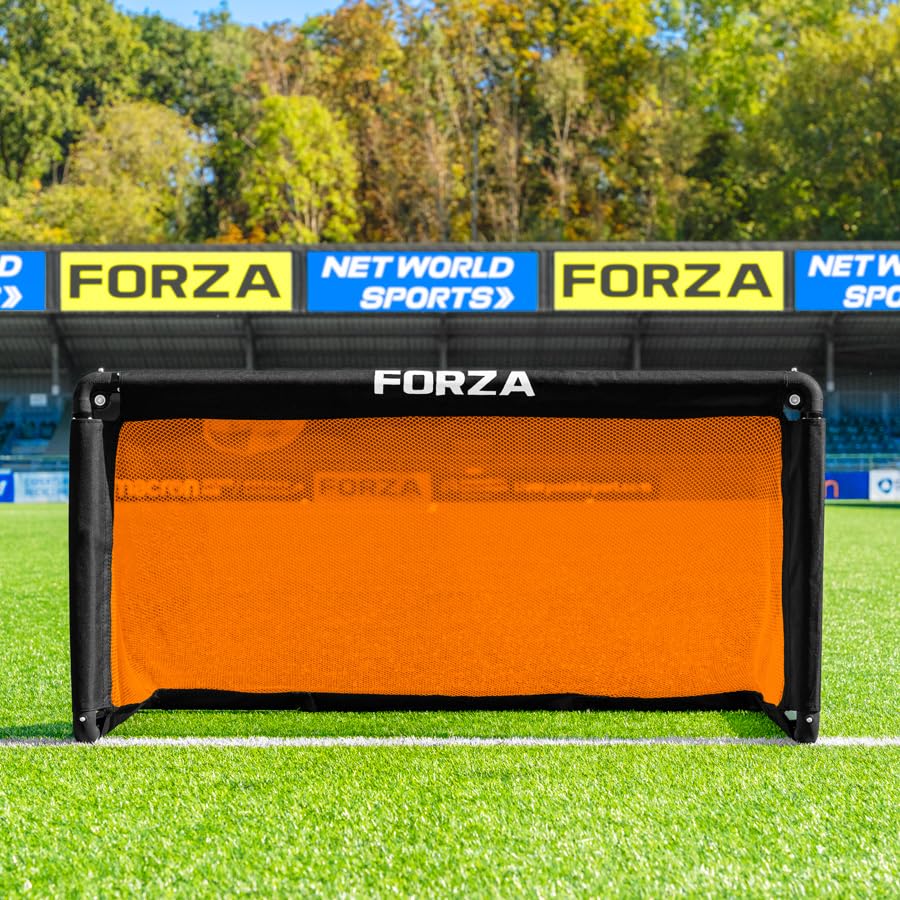 FORZA POD Goal Lite | Lightweight ALU40 Portable Soccer Goal – Assembles in Seconds – Perfect for Training, Matches & Backyard Play – Sizes: 4ft, 5ft & 6ft - color: Orange, size: 4 x 2