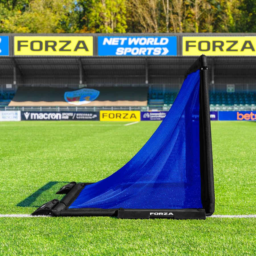 FORZA POD Goal Lite | Lightweight ALU40 Portable Soccer Goal – Assembles in Seconds – Perfect for Training, Matches & Backyard Play – Sizes: 4ft, 5ft & 6ft - color: Electric Blue, size: 6 x 3