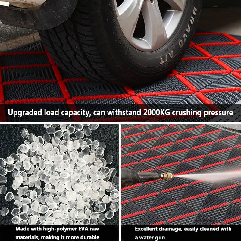 Outdoor doormats,Entrance mat,Double Door mats Outdoor.Boot scrapers with Brushes Outdoor.Splicing Interlocking,Non-Slip;dust-Removing,Waterproof Outdoor mat.（35.4”X 17.7"） - size: 1.5ft*3ft