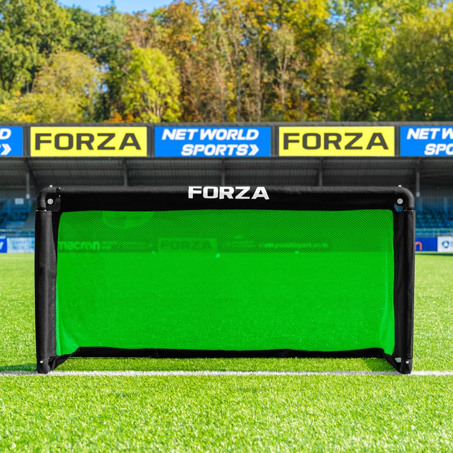 FORZA POD Goal Lite | Lightweight ALU40 Portable Soccer Goal – Assembles in Seconds – Perfect for Training, Matches & Backyard Play – Sizes: 4ft, 5ft & 6ft - color: Fluro Green, size: 4 x 2