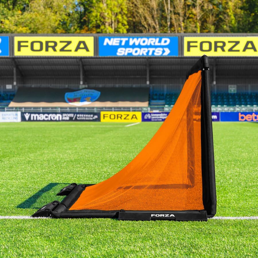 FORZA POD Goal Lite | Lightweight ALU40 Portable Soccer Goal – Assembles in Seconds – Perfect for Training, Matches & Backyard Play – Sizes: 4ft, 5ft & 6ft - color: Orange, size: 6 x 3