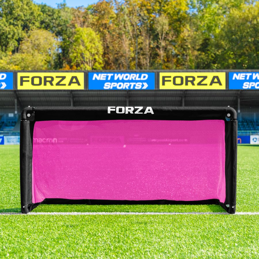 FORZA POD Goal Lite | Lightweight ALU40 Portable Soccer Goal – Assembles in Seconds – Perfect for Training, Matches & Backyard Play – Sizes: 4ft, 5ft & 6ft - color: Pink, size: 4 x 2