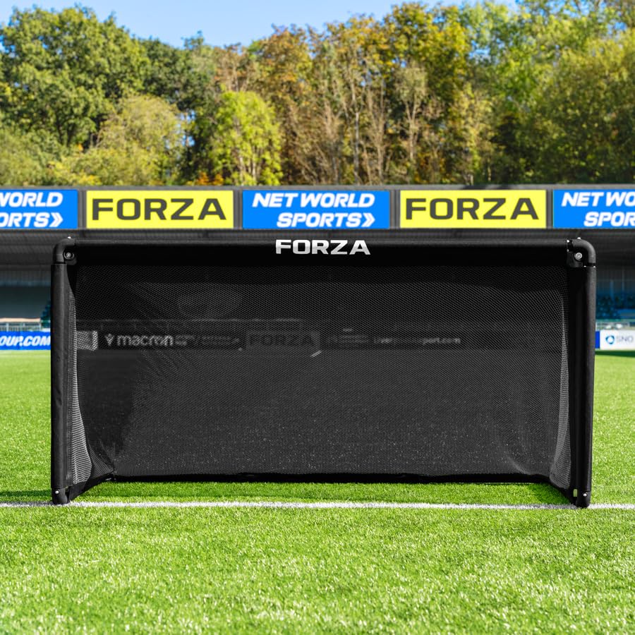 FORZA POD Goal Lite | Lightweight ALU40 Portable Soccer Goal – Assembles in Seconds – Perfect for Training, Matches & Backyard Play – Sizes: 4ft, 5ft & 6ft - color: Black, size: 6 x 3